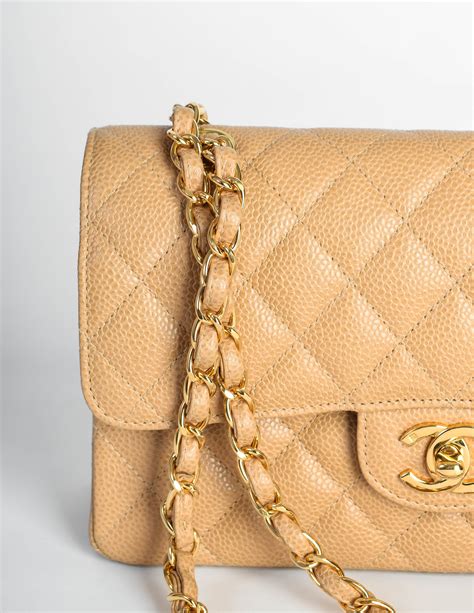 chanel beige bag classic|chanel bag small price.